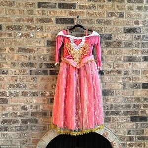 Pink and Gold Princess Costume for Kids